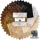 Cinnamon Twist 5 Karat Crystals batik quilting fabric pieces 5"x5" by Wilmington Prints  |  Bound in Stitches Quilt Shop, Sauk Rapids, MN Fabric Store