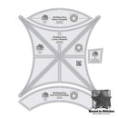 Creative Grids Double Wedding Ring Template Set Quilt Ruler