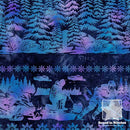 All Minnesota Shop Hop - Minnesota  Border SH184-656 Blue Denim by Island Batik  |  Bound in Stitches Quilt Shop, Sauk Rapids, MN Fabric Store