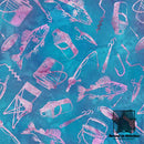 All Minnesota Shop Hop Tossed Ice Fishing SH186-540 Blue Azure quilting fabric by Island Batik  |  Bound in Stitches Quilt Shop, Sauk Rapids, MN Fabric Store