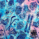 All Minnesota Shop Hop Tossed Skating SH187-827 Multi Confetti quilting fabric by Island Batik  |  Bound in Stitches Quilt Shop, Sauk Rapids, MN Fabric Store