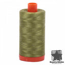 Aurifil Mako 50wt Cotton 1422 yd. (1300 m) spool - 5016 Olive Green
