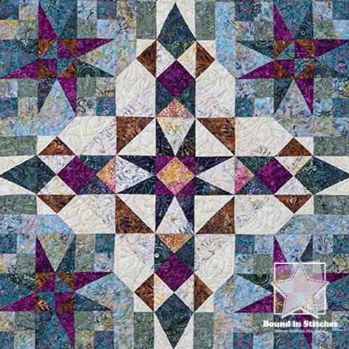 Arabella Block of the Month - Center of Quilt Design by Wing and A Prayer Designs | Bound in Stitches