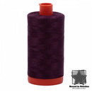 Aurifil Mako 50wt Cotton 1422 yd. (1300 m) spool - 1240 Very Dark Eggplant
