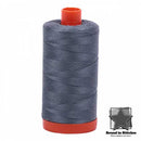 Aurifil Mako 50wt Cotton 1422 yd. (1300 m) spool - 1246 Dark Grey