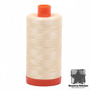 Aurifil Mako 50wt Cotton 1422 yd. (1300 m) spool - 2110 Light Lemon