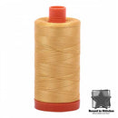 Aurifil Mako 50wt Cotton 1422 yd. (1300 m) spool - 2134 Spun Gold