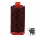 Aurifil Mako 50wt Cotton 1422 yd. (1300 m) spool - 2360 Chocolate