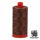 Aurifil Mako 50wt Cotton 1422 yd. (1300 m) spool - 2372 Dark Antique Gold