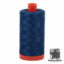 Aurifil Mako 50wt Cotton 1422 yd. (1300 m) spool - 2783 Medium Delft Blue