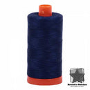 Aurifil Mako 50wt Cotton 1422 yd. (1300 m) spool - 2784 Dark Navy