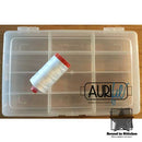 Aurifil Storage Case with 1 Spool White Thread  |  Bound in Stitches