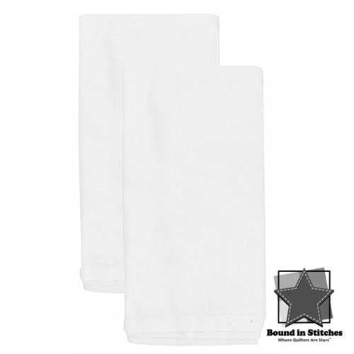 Aunt Martha's White Flour Sack Dish Towels, Size 28-Inch by 28-Inch, 2 Per  Pack