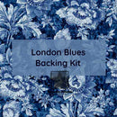 London Blues Block of the Month Backing Kit