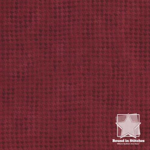 Woolies Flannel MASF1840-R Houndstooth Red