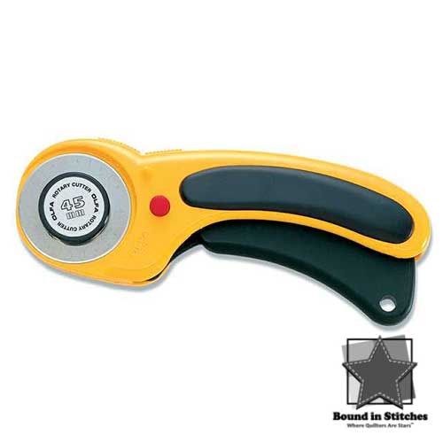 Olfa 45mm Deluxe Ergonomic Rotary Cutter  |  Bound in Stitches