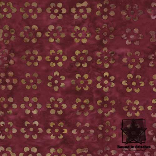 Tonga Batik - B2802 Ruby by Timeless Treasures | Bound in Stitches