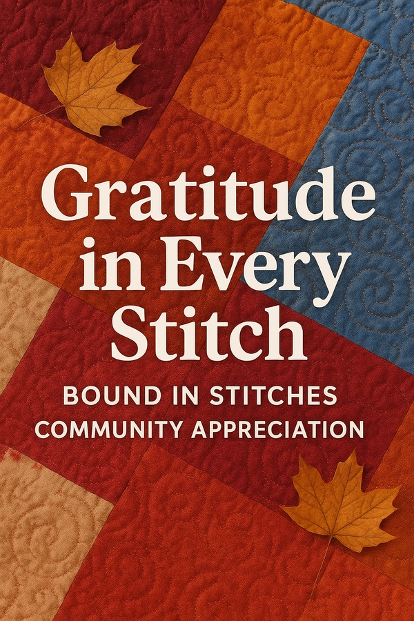 Gratitude in Every Stitch:  Celebrating Our Quilting Community at Bound in Stitches Quilt Village, Sauk Rapids, MN Fabric Store