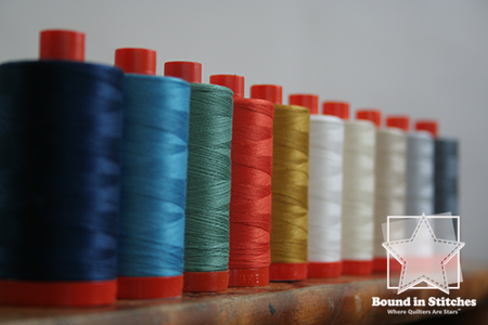 Aurifil 50 wt. Cotton Thread  |  Bound in Stitches
