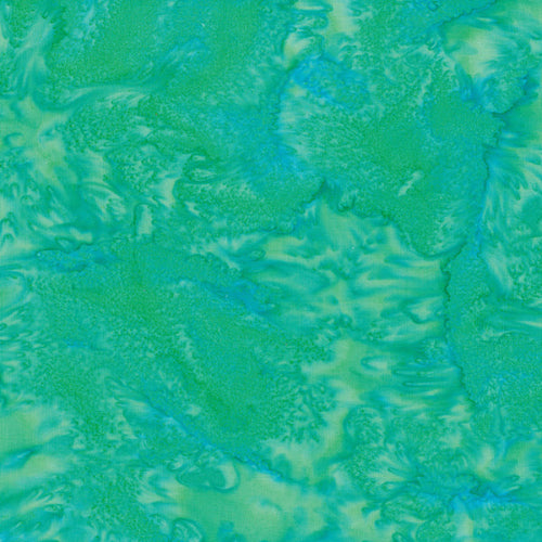 Bali Watercolors 1895-29 Jade quilting fabric by Hoffman Fabrics  |  Bound in Stitches Quilt Shop, Sauk Rapids, MN Fabric Store