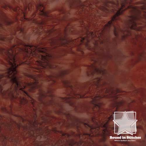 Bali Batik Watercolors 1895-386 Brownie quilting fabric by Hoffman Fabrics  |  Bound in Stitches Quilt Shop, Sauk Rapids, MN Fabric Store