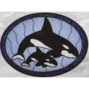 Stained Glass Killer Whales by Designs by Edna  |  Bound in Stitches