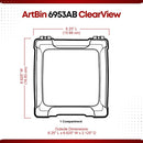 Essentials Clear Case 6 Inches x 6 Inches by ArtBin