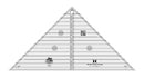 Creative Grids® 90 Degree Quarter-Square Triangle Ruler CGRT90  |  Bound in Stitches Quilt Shop, Sauk Rapids, MN Fabric Store