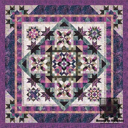 Chateau Block of the Month quilt program by Wing and A Prayer Designs for Timeless Treasures Fabrics  |  Bound in Stitches Quilt Shop, Sauk Rapids, MN Fabric Store