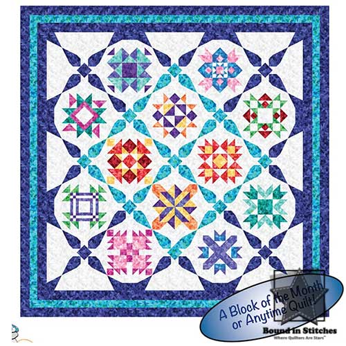 Color By Numbers by Bound To Be Quilting pattern company