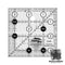 Creative Grids 3-1/2 Inch Square Quilt Ruler CGR3 by Rachel Cross  |  Bound in Stitches Quilt Shop, Sauk Rapids, MN Fabric Store