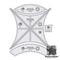 Creative Grids Double Wedding Ring Template Set Quilt Ruler # CGRDWR by Judy Niemeyer of Quiltworx  |  Bound in Stitches Quilt Shop, Sauk Rapids, MN Fabric Store
