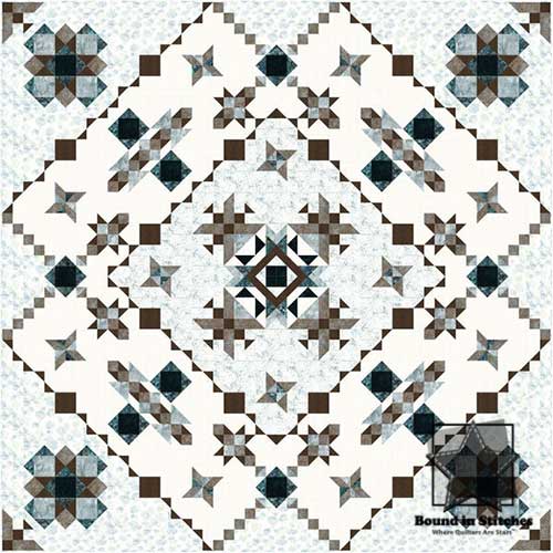 Delbert + Leona Block of the Month by Chris Hoover of Whirligig Designs and Hoffman Fabrics  |  Bound in Stitches Quilt Shop, Sauk Rapids, MN Fabric Store