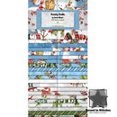 Frosty Frolic 40 Karat Crystals Jelly Roll quilting fabric by Susan Winget of Wilmington Prints