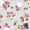 Frosty Frolic Snowmen Toss Light Gray quilting fabric by Susan Winget of Wilmington Prints