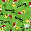 How the Grinch Stole Christmas ADE-157837 Merry Grinchmas by Robert Kaufman Fabrics