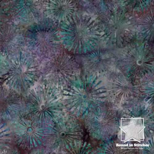 Bali Batiks H2267-276 Sea Urchin quilting fabric by Hoffman Fabrics  |  Bound in Stitches Quilt Shop, Sauk Rapids, MN Fabric Store