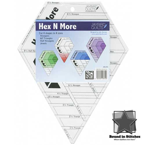 Hex N More Ruler by Julie Herman of Jaybird Quilts