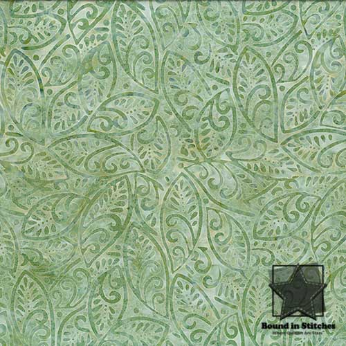 Lakeside Batiks Large Leaves 22221-771 Green quilting fabric by Wilmington Prints  |  Bound in Stitches Quilt Shop, Sauk Rapids, MN Fabric Store