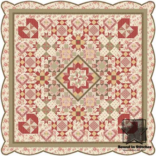 Love Letters Block of the Month by Dawn Heese for Marcus Fabrics  |  Bound in Stitches Quilt Shop, Sauk Rapids, MN Fabric Store