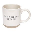 Mama Needs Coffee Stoneware Coffee Mug by Sweet Water Decor  |  Bound in Stitches Quilt Shop, Sauk Rapids, MN Fabric Store