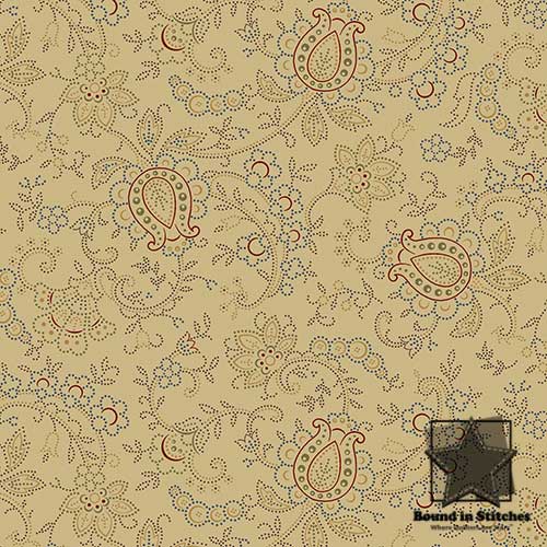 Mercantile Flannels F171112 Meadow Ridge Multi quilting fabric by Pam Buda for Marcus Fabrics  |  Bound in Stitches