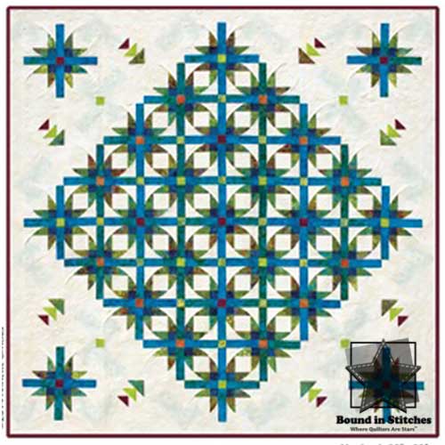 Mexican Star Dance quilt pattern by Southwind Designs