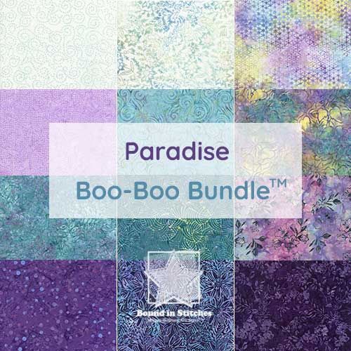 Paradise Fat Quarter Bundle from the Tonga Paradise Fabric Collection by Timeless Treasures  |  Bound in Stitches