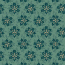 A Return to Elegance R3307 Aqua Spinning Flower by Judie Rothermel for Marcus Fabrics  |  Bound in Stitches Quilt Shop, Sauk Rapids, MN Fabric Store
