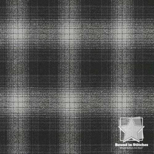 Mammoth Flannel SRKF-15600-184 Charcoal quilting fabric by Robert Kaufman Fabrics  |  Bound in Stitches