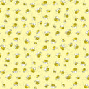 Susybee Basics Susy Bees SB20197-310 Yellow Bees Allover Fabric by Susybee for Clothworks  |  Bound in Stitches Quilt Shop, Sauk Rapids, MN Fabric Store