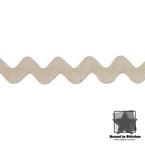 Sew Together Ric Rac 1-1/2-Inches Cream STR-15-Cream by Riley Blake Designs  |  Bound in Stitches Quilt Shop, Sauk Rapids, MN Fabric Store