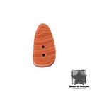 Tiny Nose Carrot Button 2208.NT by Just Another Button Company  |  Bound in Stitches Quilt Shop, Sauk Rapids, MN Fabric Store