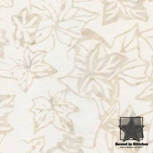 Tonga Batik Wallflowers - Falling Leaves B6436 Ivory quilting fabric by Judy and Judel Niemeyer of Quiltworx for Timeless Treasures Fabrics  |  Bound in Stitches Quilt Shop, Sauk Rapids, MN Fabric Store